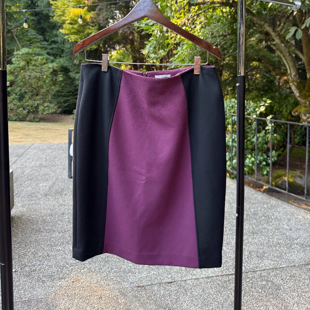 Halogen Color-Block Pencil Skirt